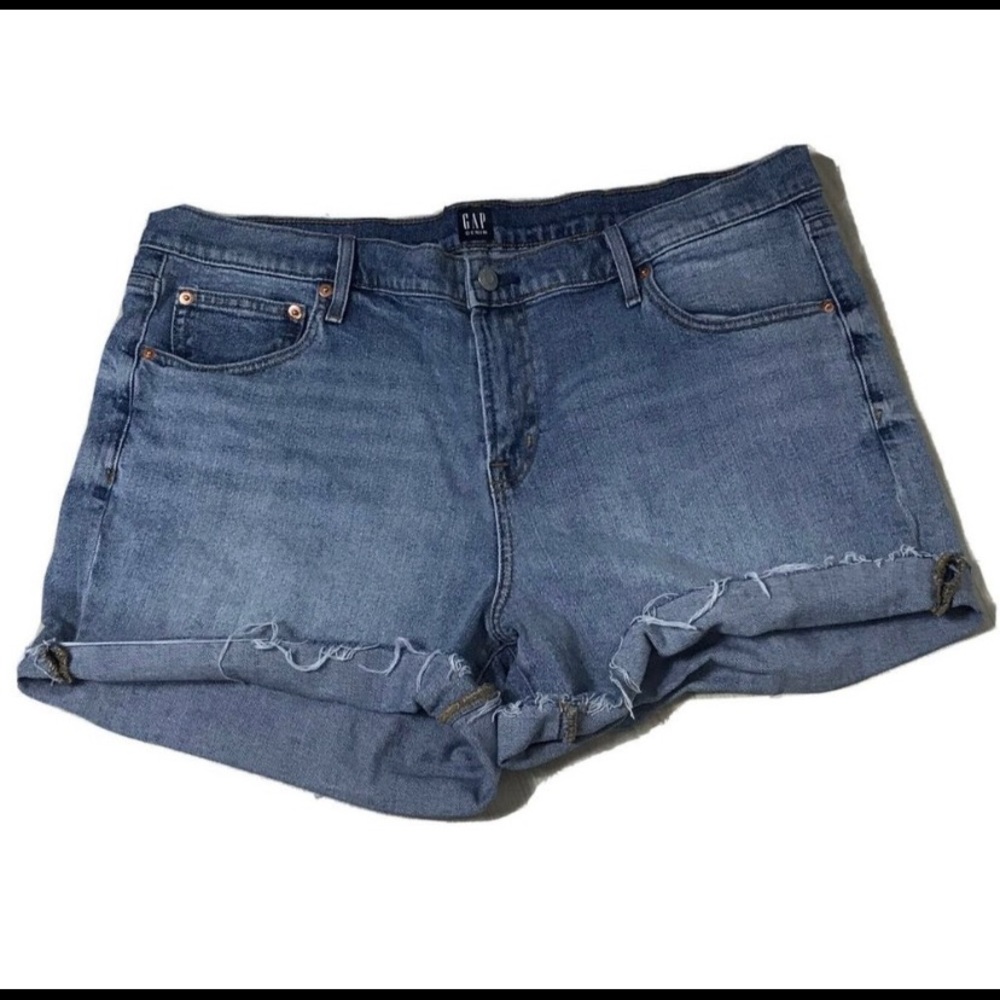 Gap 1969 women’s Plus Size 34 5-Inch High Rise Jean Short